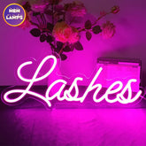 Lashes Neon Sign